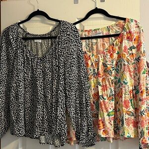 Old Navy Patterned Blouses